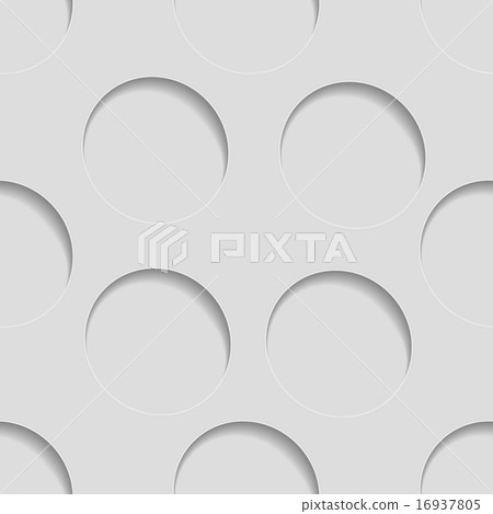 Abstract 3d seamless background. See others in a Perforated Paper Set. Vector EPS10. 16937805