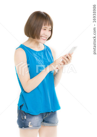 Refreshing girls wearing tank tops and hot pants 16938986