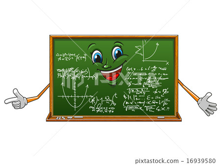 Cartoon funny board with mathematics Cartoon funny board with mathematics 16939580