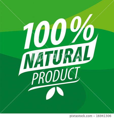 vector logo for 100% natural products vector logo for 100% natural products 16941306