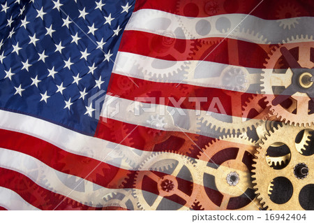 Flag of the United States - Industrial Power Flag of the United States - Industrial Power 16942404