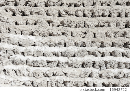 Grungy white concrete wall background 16942722