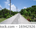 Island road and sky 16942926