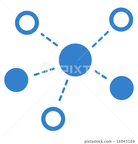 Virtual Links icon from Business Bicolor Set 16943189