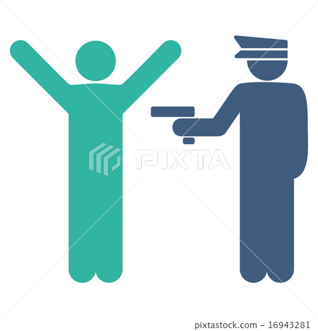 Police icon from Business Bicolor Set 16943281