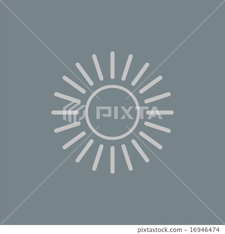 Sun icon. Vector illustration. 16946474
