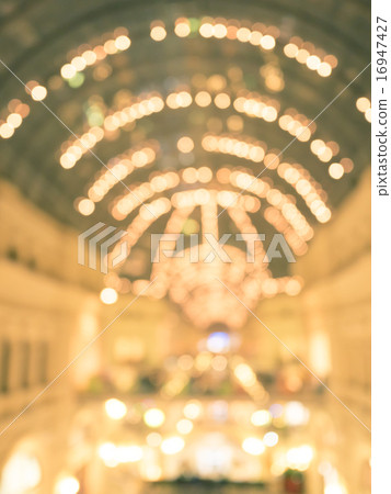 Defocused interior of a large luxury shopping center. Defocused interior of a large luxury shopping center. 16947427