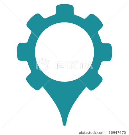 Gps Settings icon from Business Bicolor Set 16947670