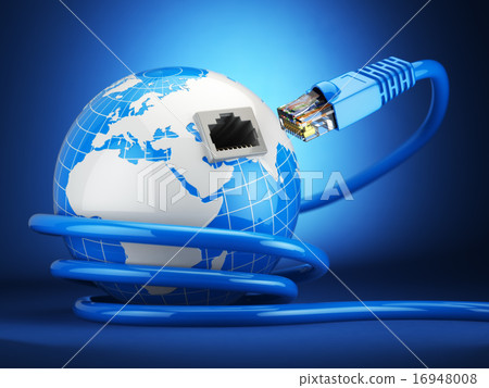 Internet global comunication concept. Earth  16948008