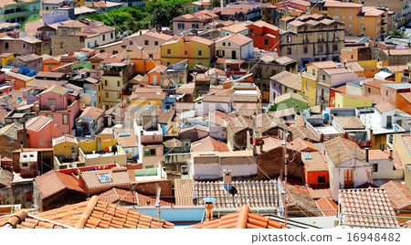 Colorful houses of Bosa town 16948482