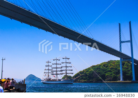 Nagasaki sailing festival entrance port parade Nagoya crossing the goddess Ohashi 16948830