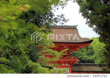 京都·Shimogamo神社門 16951761