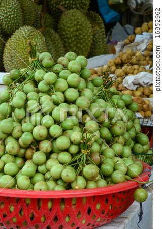 Bunch of Burmese grape at the market 16952962