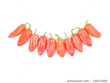 red paprika pepper isolated 16953869