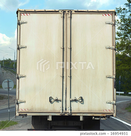 rear view on the body cargo van 16954931