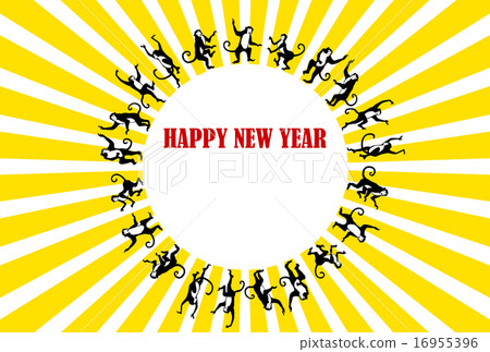 Dancing monkey with sunshin 16955396