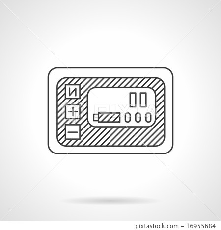 Smart panel line vector icon Smart panel line vector icon 16955684