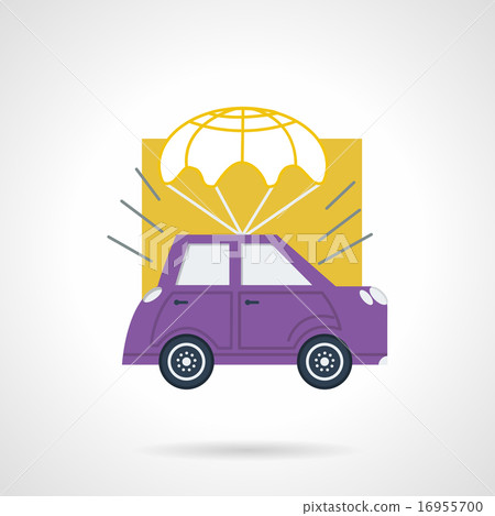 Car delivery flat vector icon 16955700