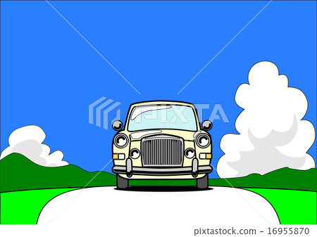 Classic type car summer drive 16955870
