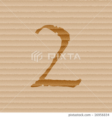 number two icon symbol Flat modern web design with number two icon symbol Flat modern web design with 16956834