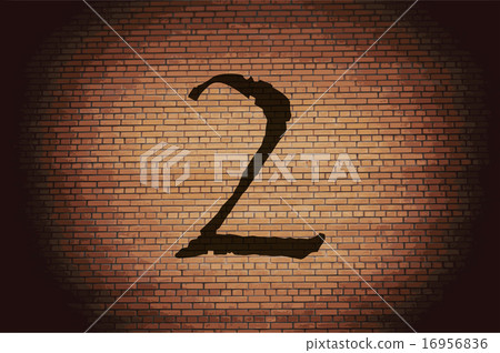 number two icon symbol Flat modern web design with number two icon symbol Flat modern web design with 16956836