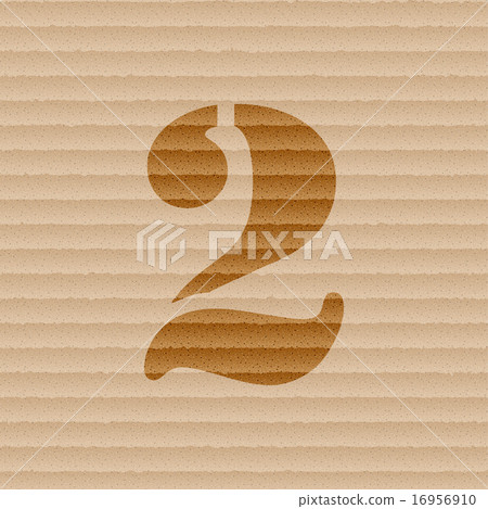 number two icon symbol Flat modern web design with number two icon symbol Flat modern web design with 16956910