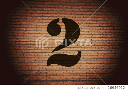 number two icon symbol Flat modern web design with number two icon symbol Flat modern web design with 16956912