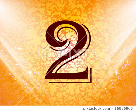 number two icon symbol Flat modern web design with number two icon symbol Flat modern web design with 16956966