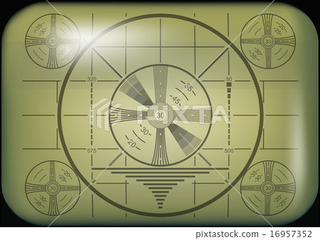 Retro Television Test Pattern Retro Television Test Pattern 16957352