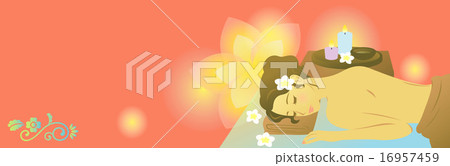 女性接受水療治療 16957459