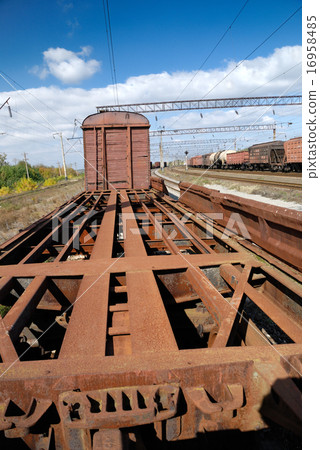 Obsolete historic railway carriage 16958485