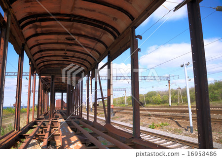 Skeleton of the old railway car Skeleton of the old railway car 16958486