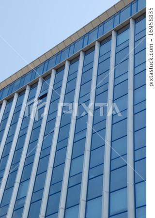 The facade of a modern building The facade of a modern building 16958835