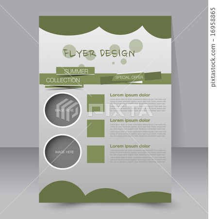 Flyer template. Business brochure. A4 poster. Flyer template. Business brochure. A4 poster. 16958865