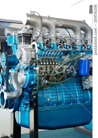 The new engine on a showcase 16959206