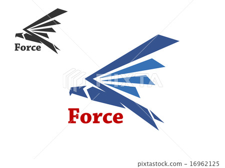 Force symbol with blue falcon Force symbol with blue falcon 16962125