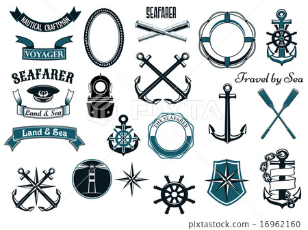 Nautical and marine heraldic elements 16962160