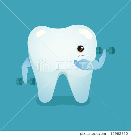 Tooth be strong of dental vector 16962850