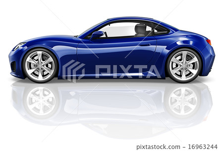 3D Sport Car Vehicle Transportation Illustration Concept 3D Sport Car Vehicle Transportation Illustration Concept 16963244