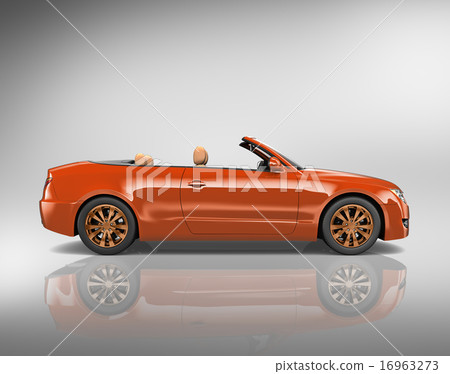 Car Convertible Transportation 3D Illustration Concept Car Convertible Transportation 3D Illustration Concept 16963273