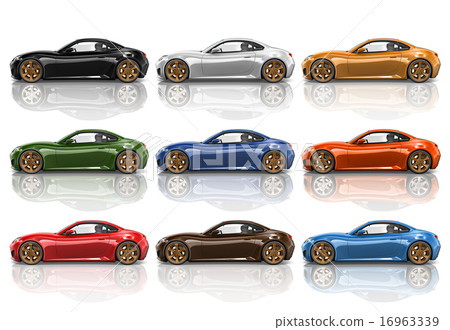 Car Vehicle Transportation 3D Illustration Concept Car Vehicle Transportation 3D Illustration Concept 16963339