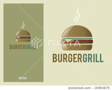Logo design element burger - Stock Illustration [16963679] - PIXTA