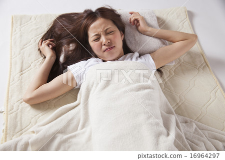 long hair, july, tropical night 16964297