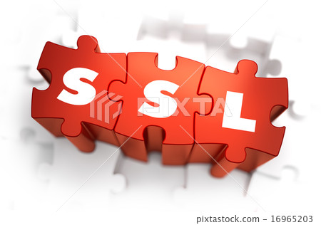SSL - Text on Red Puzzles. 16965203