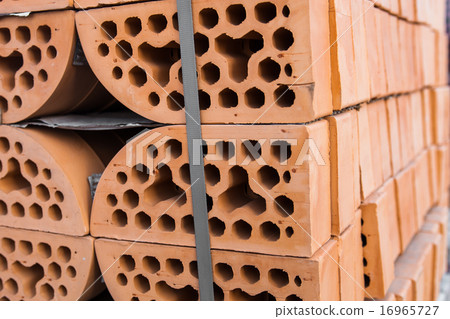 Stacks of silicate bricks Stacks of silicate bricks 16965727
