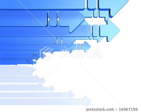 代表競爭的抽象3DCG 16967199