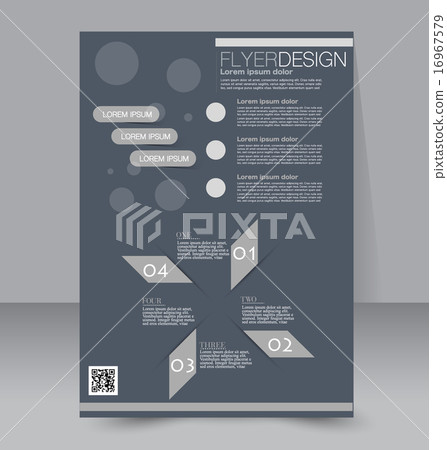 Flyer template. Business brochure. A4 poster. 16967579