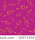 Vector seamless pattern with dot hearts 16971458