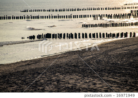 Baltic Sea in Poland, beach Baltic Sea in Poland, beach 16971949