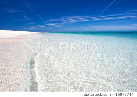 沖繩和Nagan海灘 16975714